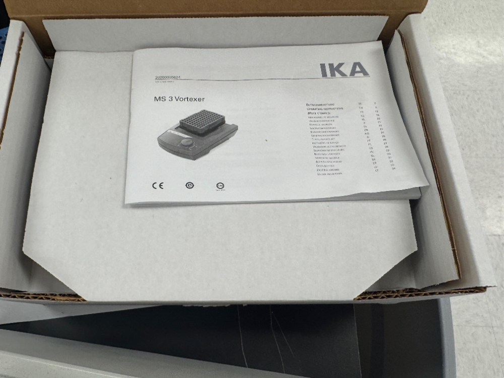 Image of Unused IKA MS 3 Vortexer